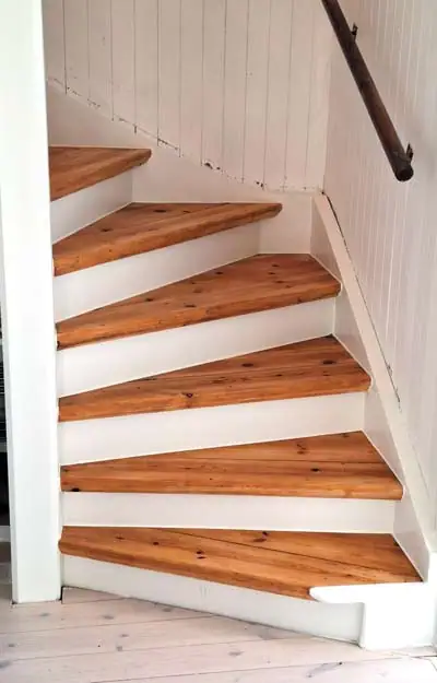 Trapprenovering trätrappa